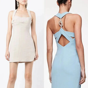 Rachel Gilbert Blaise Mini Dress Blue Size 6 NWT